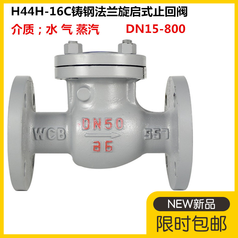 铸钢旋启式法兰止回阀
