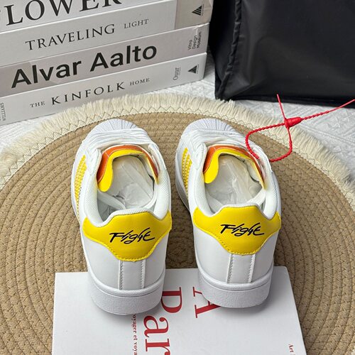 FLIGLTE厚底德训鞋贝壳女2025新款百搭透气鞋休闲运动鞋学生板鞋