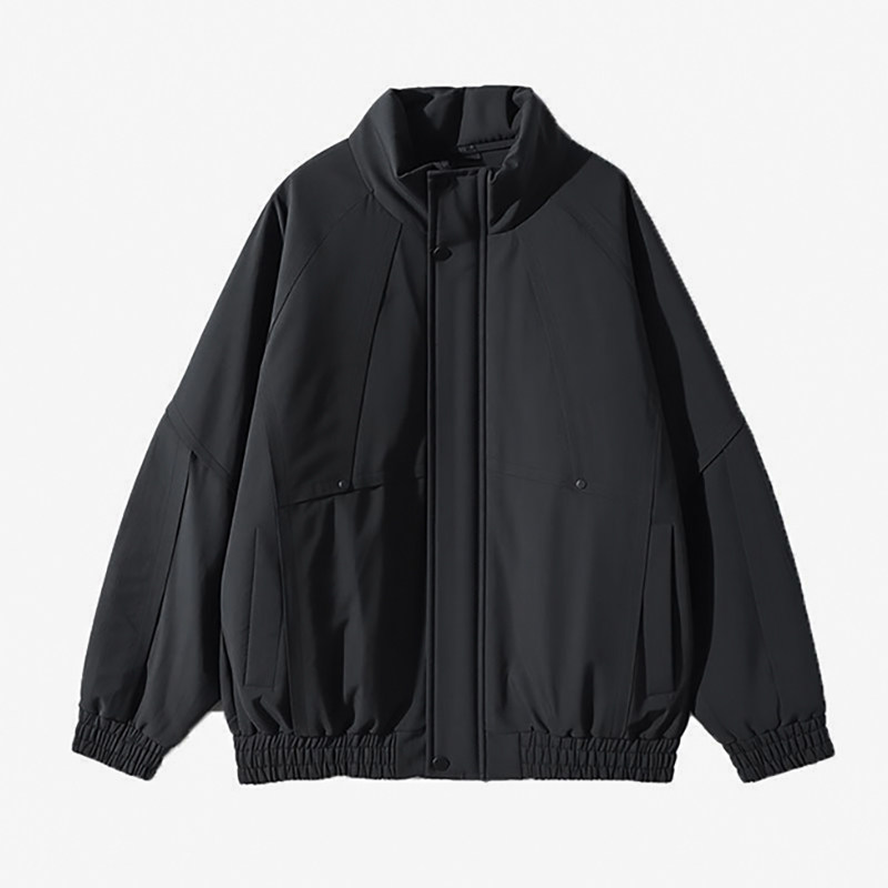 F212-P138控178社会小伙立领棉衣外套潮流修身棉服男卡其1,男装棉衣,电商A346