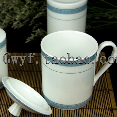 【景德镇红叶金品陶牌陶瓷】特价和谐办公茶杯单杯白瓷器茶具