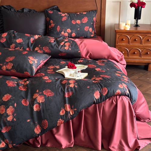 热海玫瑰︱法式复古全棉四件套