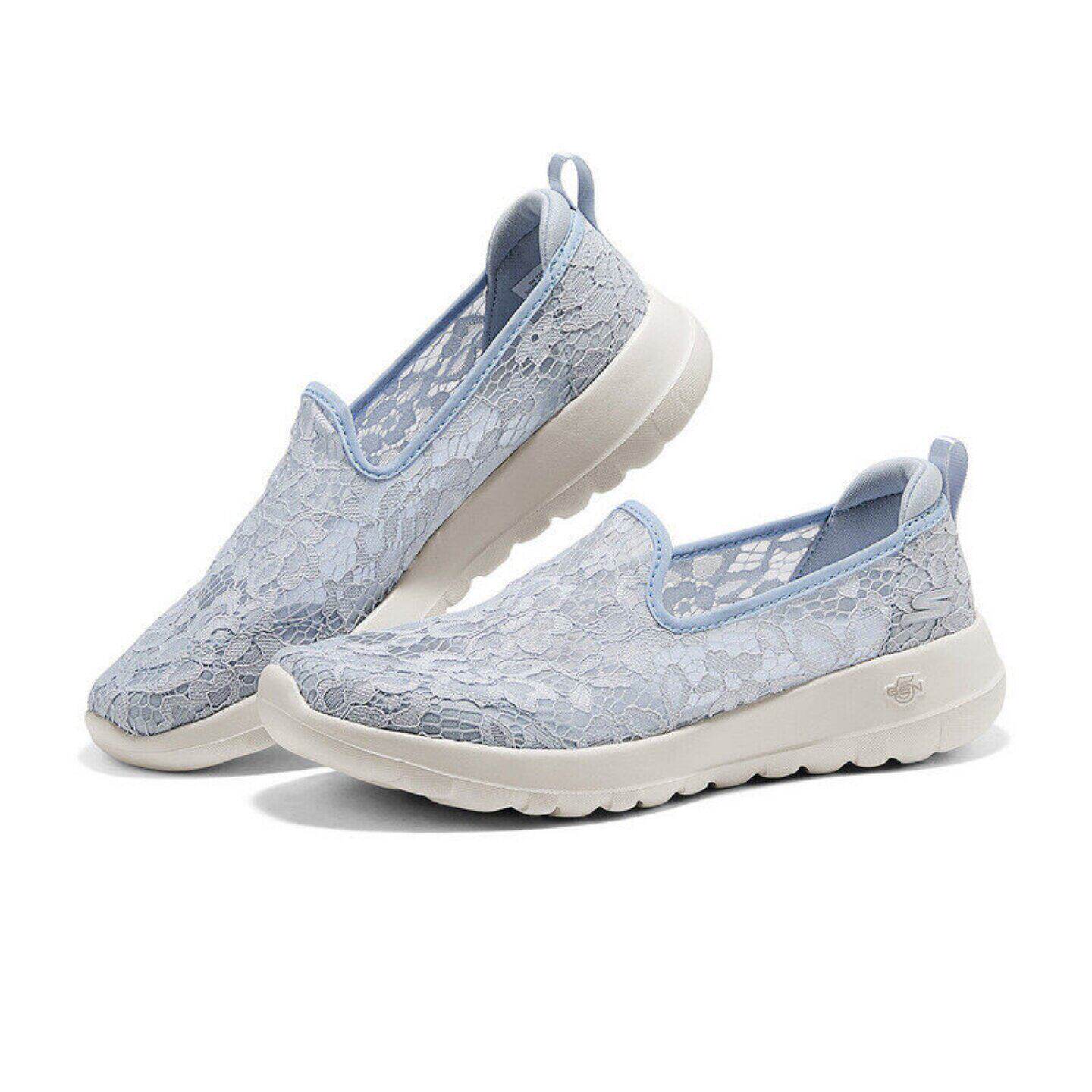 Skechers2026新款春夏季女士透气网面一脚蹬健步鞋125733