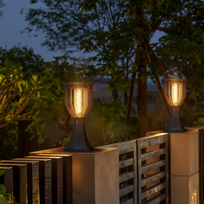 太阳能柱头灯户外防水庭院灯