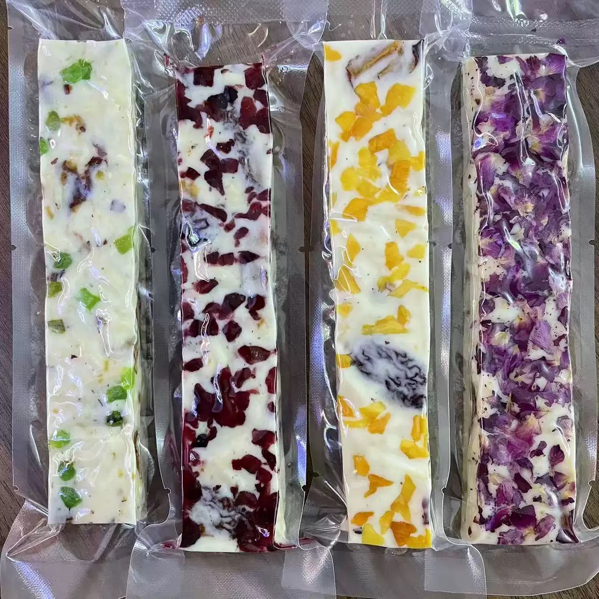 内蒙古特产奶制品芙蓉糕果粒奶糕酸奶糕黄桃菠萝猕猴桃蔓越莓味