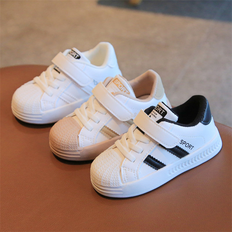 儿童贝壳头板鞋2023年春秋新款单鞋男童鞋子宝宝鞋女童小白鞋防踢,童鞋/婴儿鞋/亲子鞋,板鞋,淘宝优惠券,粉丝福利购,淘宝优惠卷