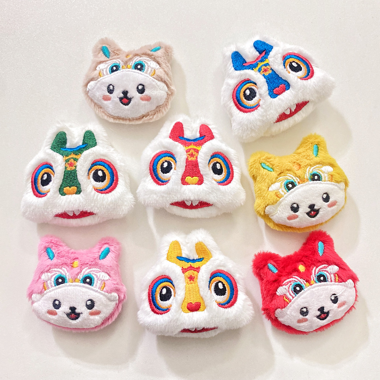 diy红色年货喜庆新年醒狮新年辅料配件服饰鞋袜子帽装饰配饰胸针,饰品/流行首饰/时尚饰品新,其他DIY饰品配件,淘宝优惠券,粉丝福利购,淘宝优惠卷