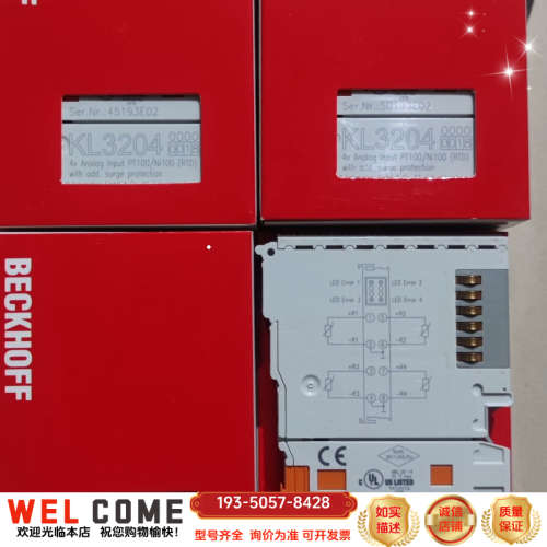 倍福KL3204-0018 , 2020年，2019年模块，详谈报价