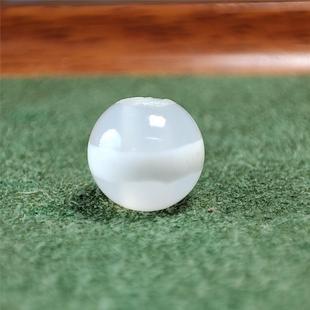 2.5毫米大孔道珠子雪域白一线药师玛瑙文玩配饰水晶diy串珠配珠散