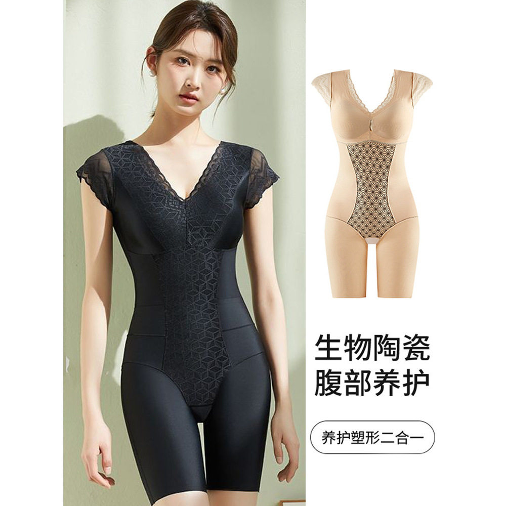 夏季薄款塑身衣免穿文胸收腹束身