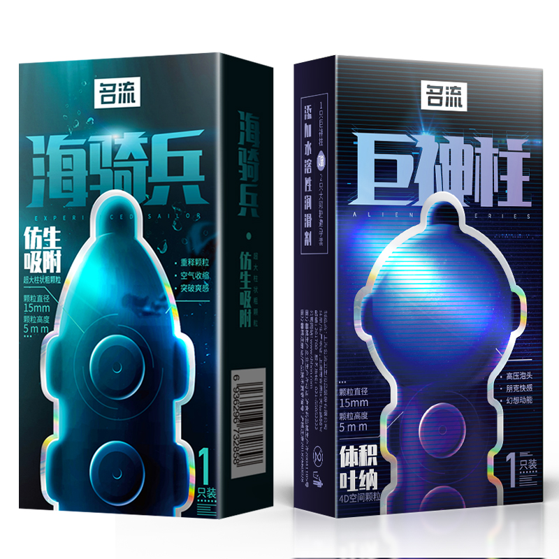 名流-狼牙系列巨神柱海骑兵安全套/避孕套