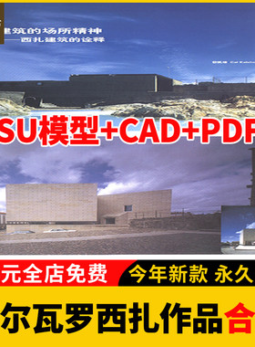 建筑大师阿尔瓦罗西扎作品分析资料加利西亚卡斯特罗住宅SU模型库
