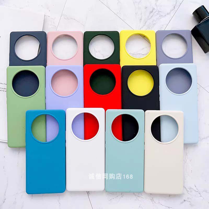 适用华为荣耀X50手机壳mate60Pro液态硅胶X60全包magic6简约50RS魔术4Pro纯色X70/50e防摔honor X30 GT套X40