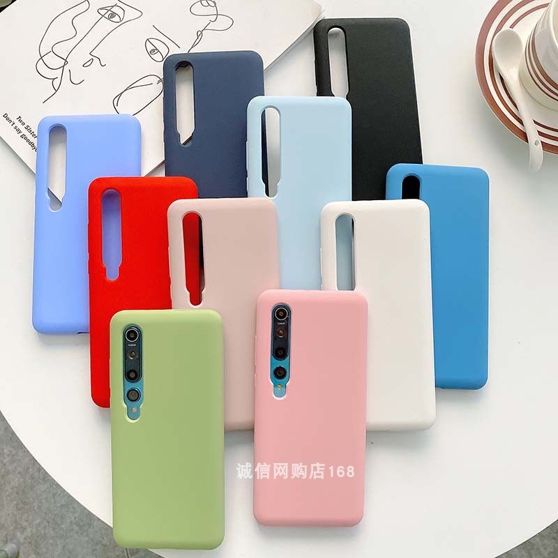 适用小米10手机壳MI 10Pro液态硅胶10青春版12X简约14Pro纯色10s保护套11至尊纪念版12s ultra全包15Pro/13壳