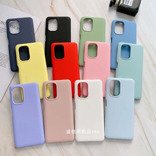 适用小米红米K40手机壳K50PRO液态硅胶K30PRO简约POCO F3纯色MI 11i全包K60至尊版11xPro/MIX4壳civi2/K70Pro