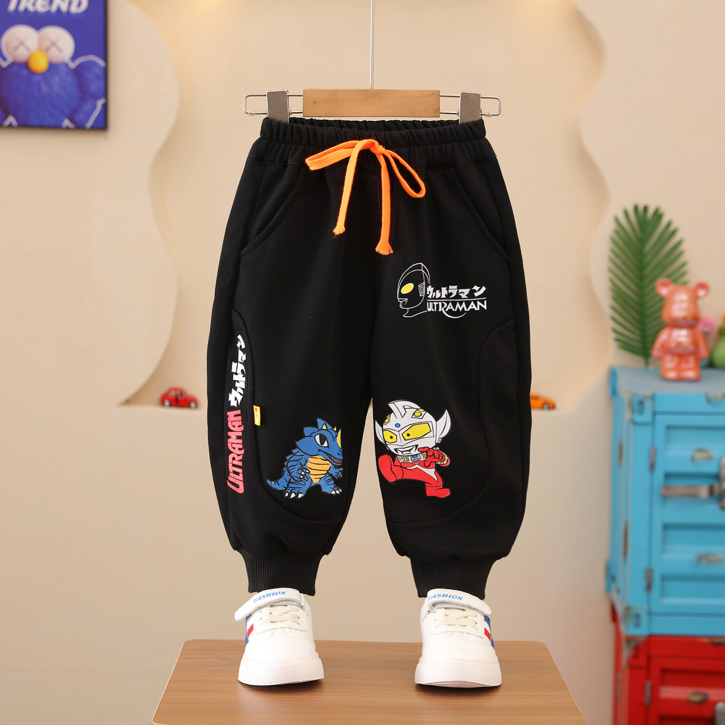 柔软舒适男童运动卫裤儿童裤子潮