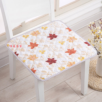 秋冬布艺薄款四季简约风坐垫椅垫