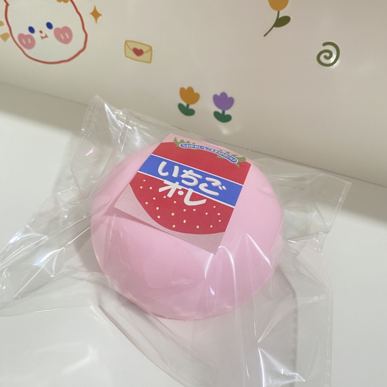 新品hachimi草莓大福慢回弹仿真食玩初中生上课解压玩具有香味