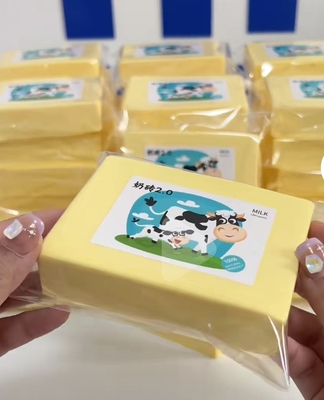 包邮squishy黄油奶砖慢回弹仿真糕点香味软软捏捏乐解压发泄玩具