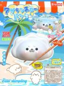 新品 超湿软慢回弹海豹饺子仿真解压玩具可爱治愈系可盘空有捏头