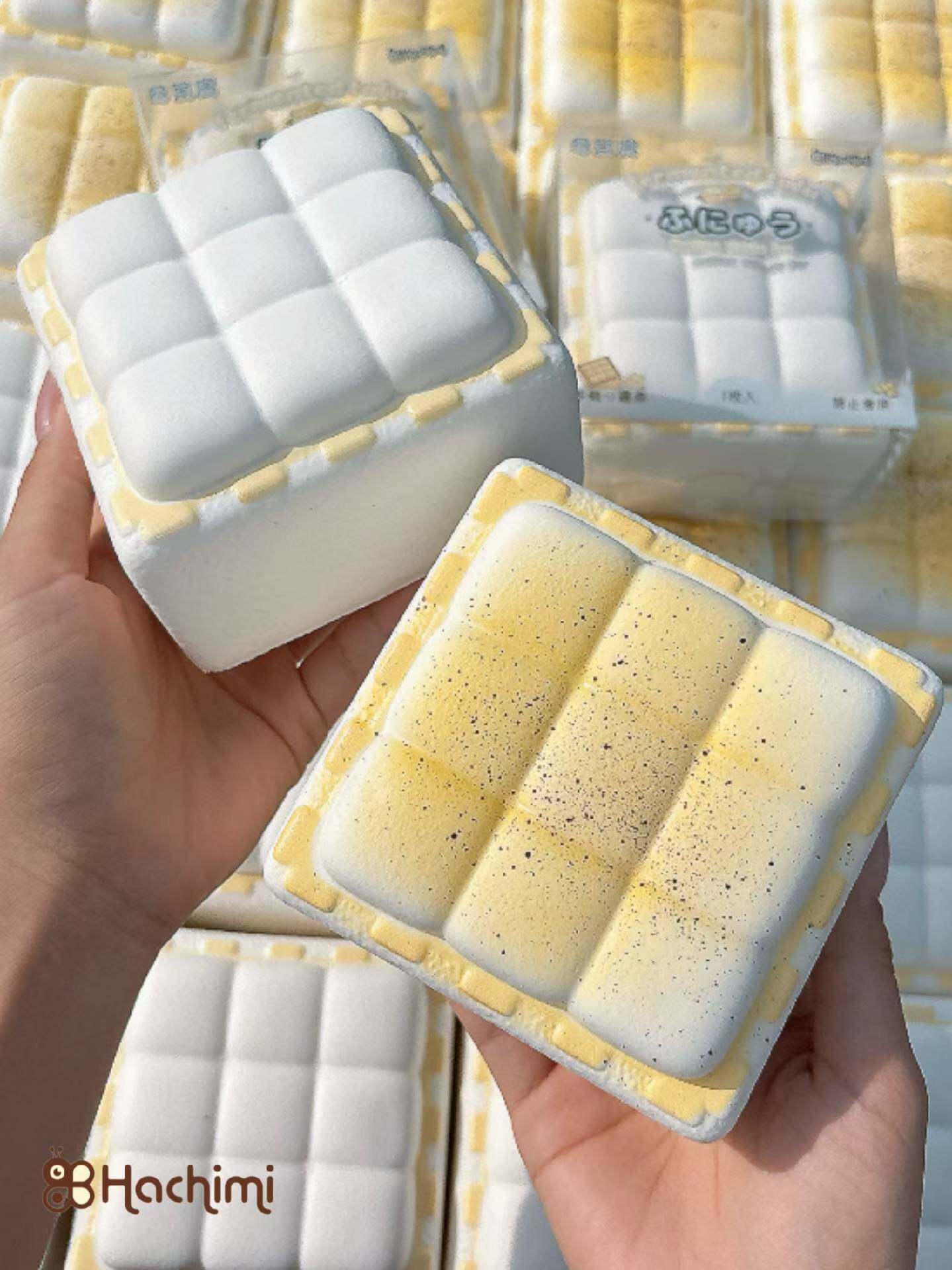 新品hachimi霉豆腐慢回弹解压玩具学生上班网红同款squishy礼物