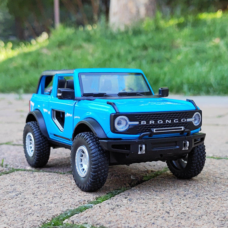 1:32福特烈马小孩子声光回力仿真合金汽车模型摆件儿童金属玩具车