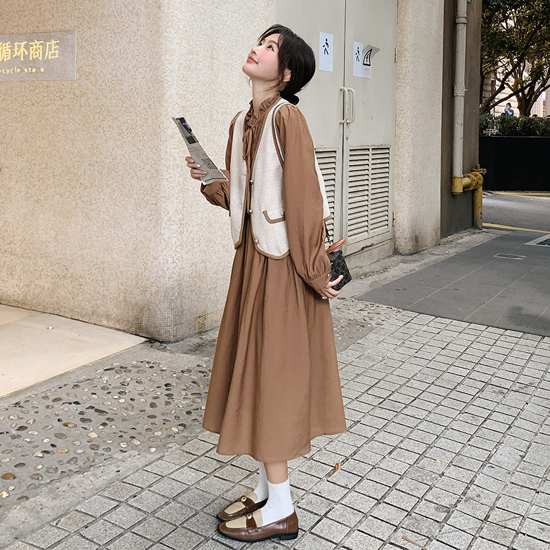 【已出大货】【数据好】小香风马甲连衣裙中长款B66-P160-K228,女装连衣裙,浙宝176（原073）