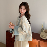 【实体bao款】【数据好】新中式guo风盘扣外套女8801-P145-K208，女装短外套，浙宝176（原073）
