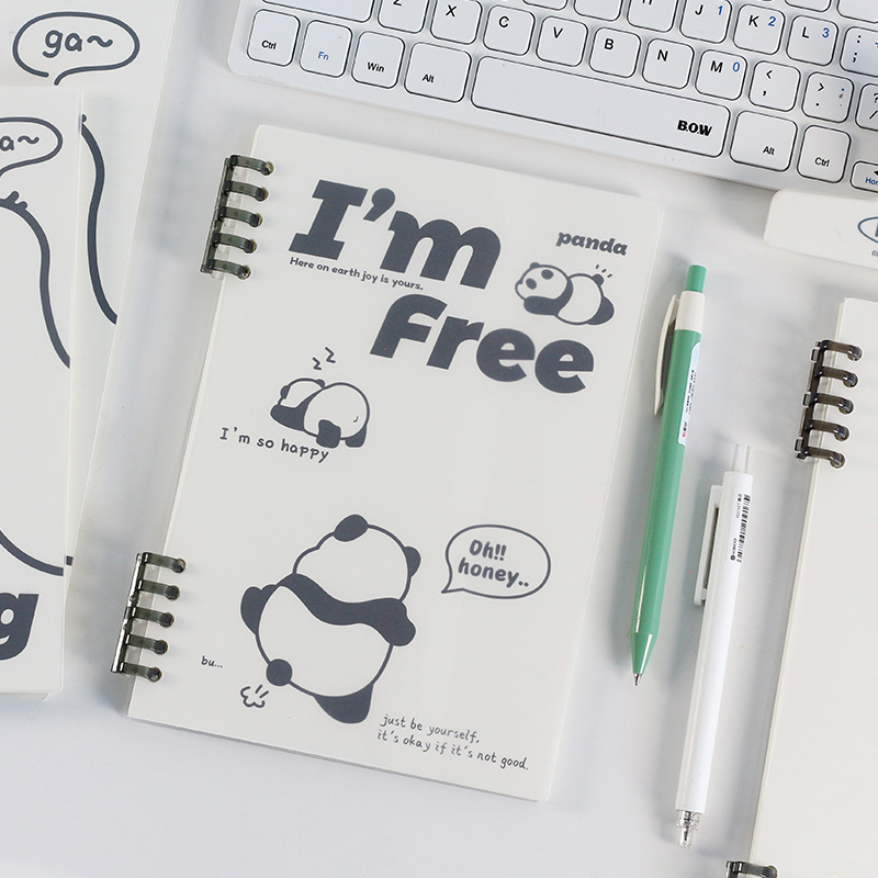 可爱b5不硌手活页本pp封面