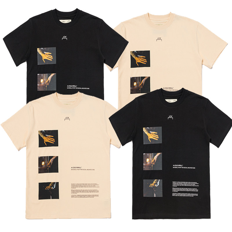 正确版acw冷墙 20ss a cold wall手部印花短袖高街t恤男潮宽松fog