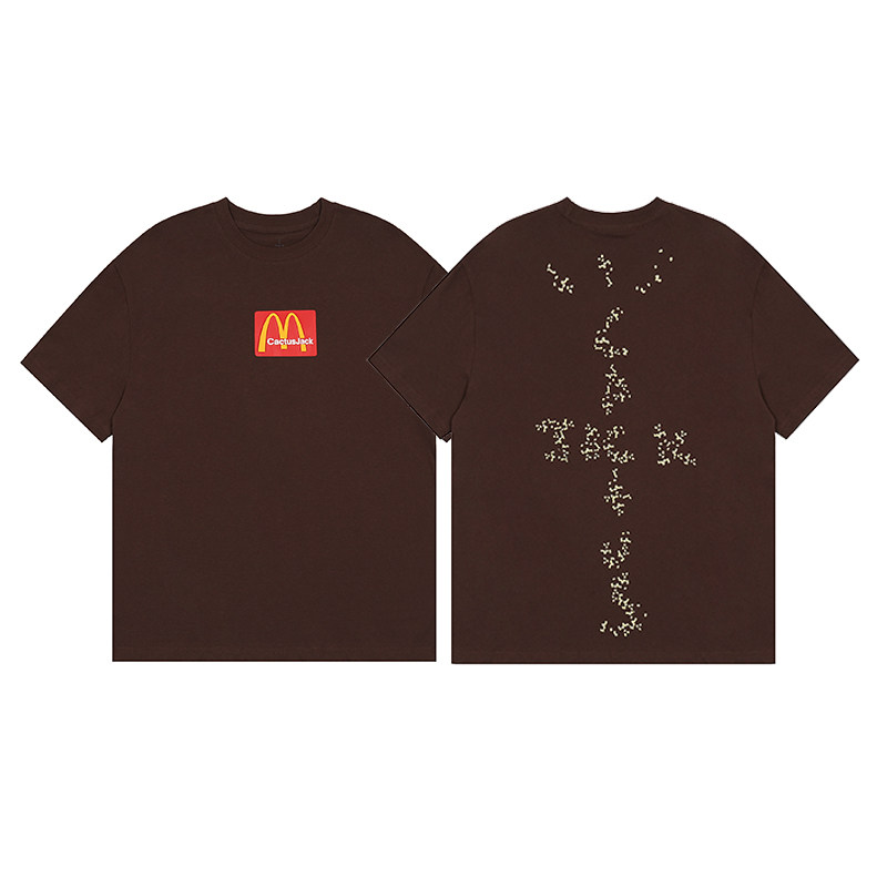 thumbnail for Travis Scott Cactus Jack Utopia Utopia New Album Crew Neck Short Sleeve T-Shirt Men's High Street