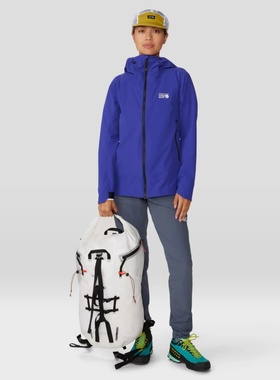 MHW山浩女款CHOCKSTONE ALPINE LIGHT高海拔徒步攀爬软壳连帽夹克