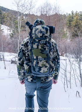 24新款 KUIU PRO Divide 4500 户外防水耐磨带水袋仓双肩迷彩背包