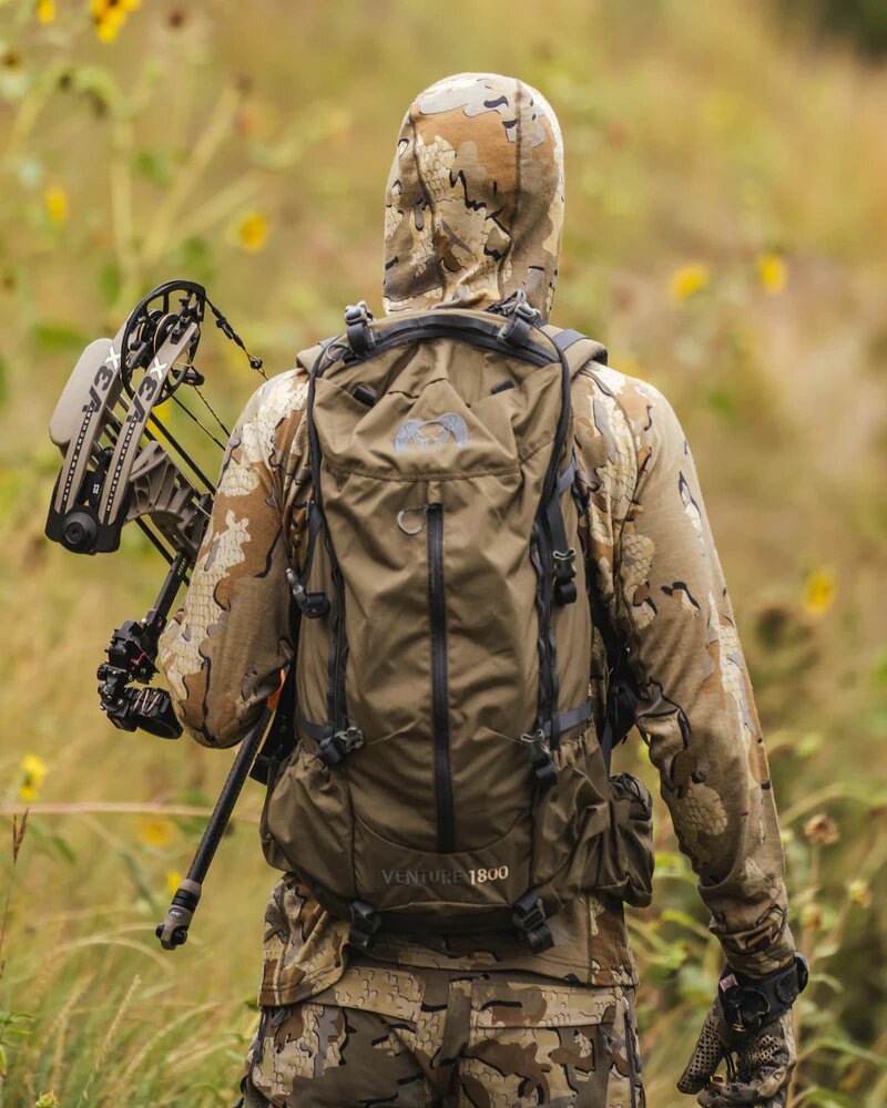 24新款 KUIU Venture系列 户外山林防水耐磨带水袋仓双肩迷彩背包