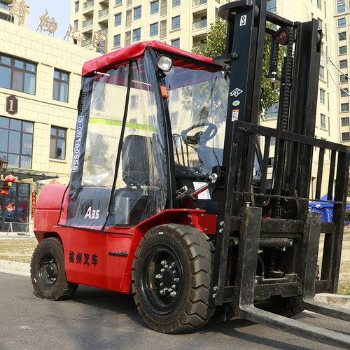 杭州合力叉车保暖雨棚防风挡风罩