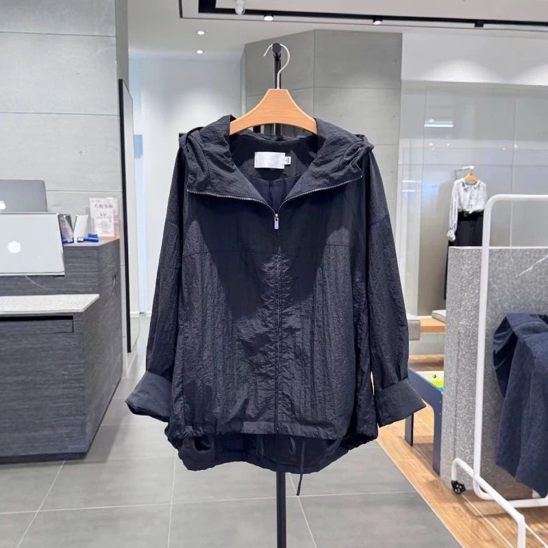 商场同款2025秋季新款运动宽松显瘦休闲连帽短外套5G8211651-1080