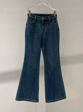 商场同款2025秋季新款时尚高腰显瘦蓝色小脚牛仔裤女AR324016-789