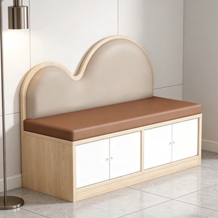 幼儿园 图书管阅读区儿童可坐软包书柜沙发储物收纳凳实木可定制