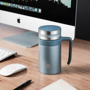 富光茶马仕紫砂TMZ2009宜兴男士 大容量泡茶杯办公商务杯带手柄