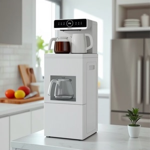 小熊茶吧机CBJ-F12V3饮水机家用高端客厅遥控智能全自动双出水烧