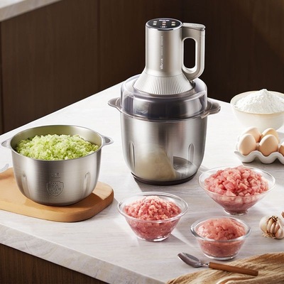 小熊QSJ-W05G3绞肉机和面机揉面一体家用全自动多功能电动料理机