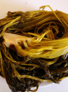咸菜 浙江台州临海特产 温岭雪菜雪里蕻 酸下饭菜 盐菜散装500克