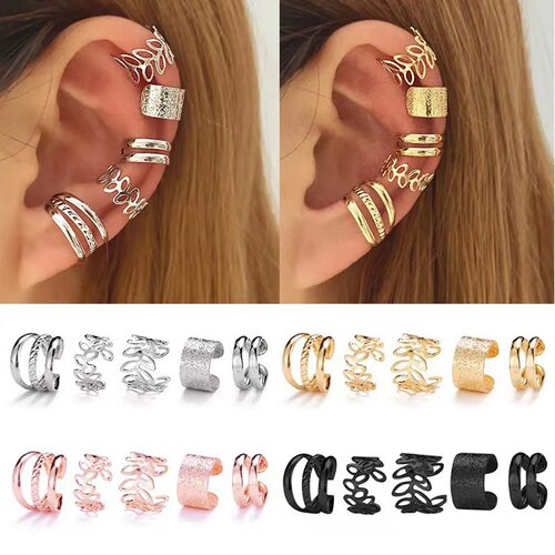 Earrings without ear holes, five pcs set无耳洞耳骨夹五件套