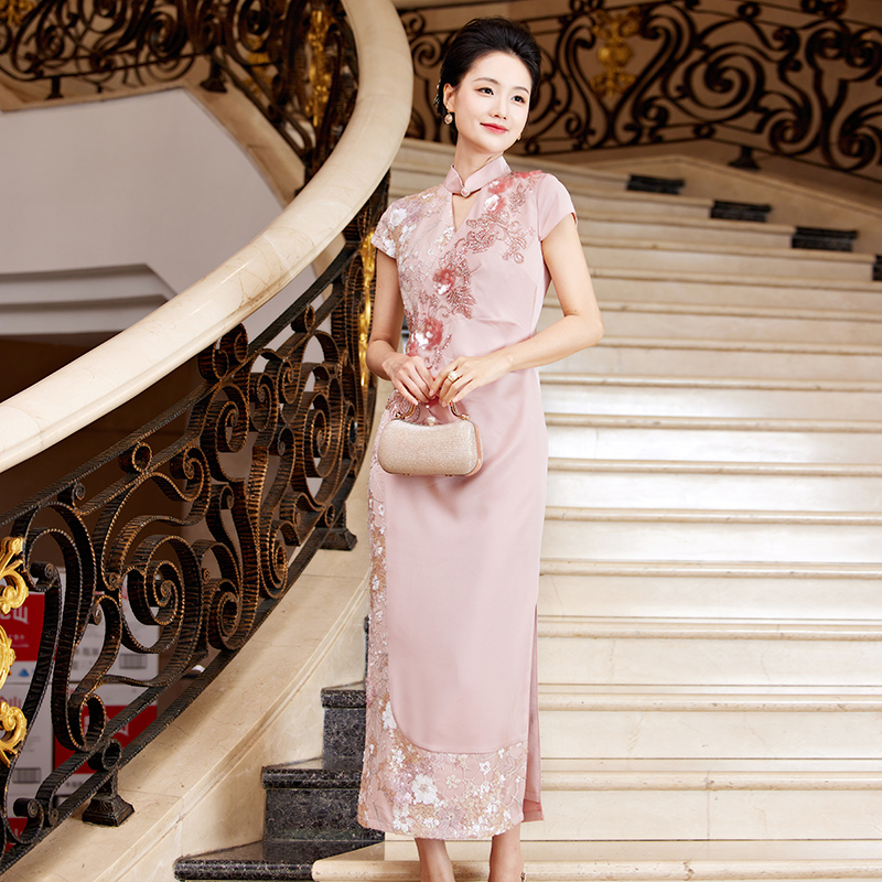 轻奢宴会多丽琦新中式旗袍裙