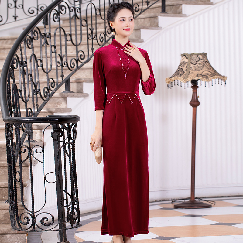 多丽琦宴会婚宴装礼服连衣裙