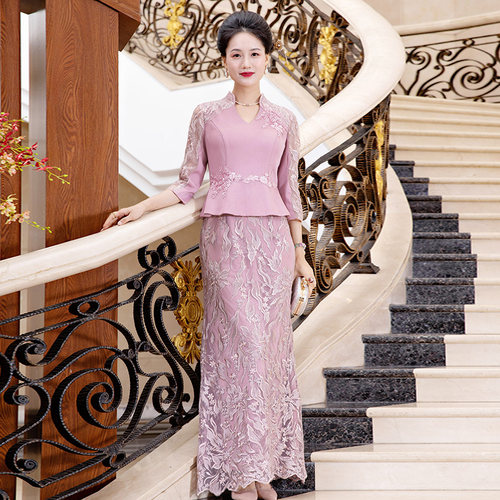多丽琦优雅风宴会礼服裙