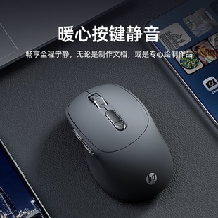 笔记本电脑游戏办公通用 惠普S1500Pro无线鼠标静音办公台式