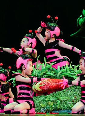 虫虫历险记舞蹈表演服第十届小荷风采小蚂蚁昆虫卡通动物演出服装