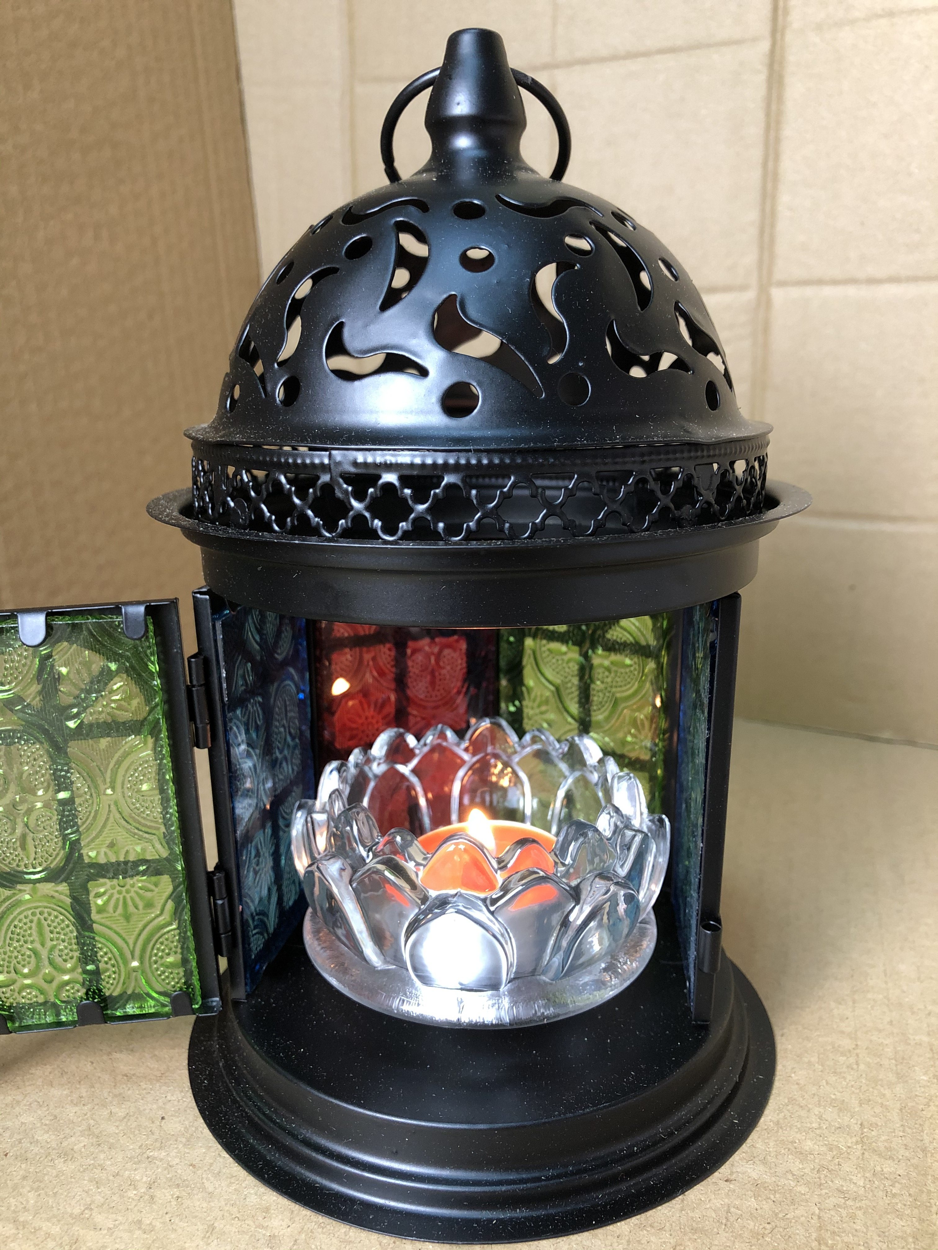 户外纯铜防风灯罩酥油灯供佛灯家用蜡烛烛台复古油灯庭院灯手提灯