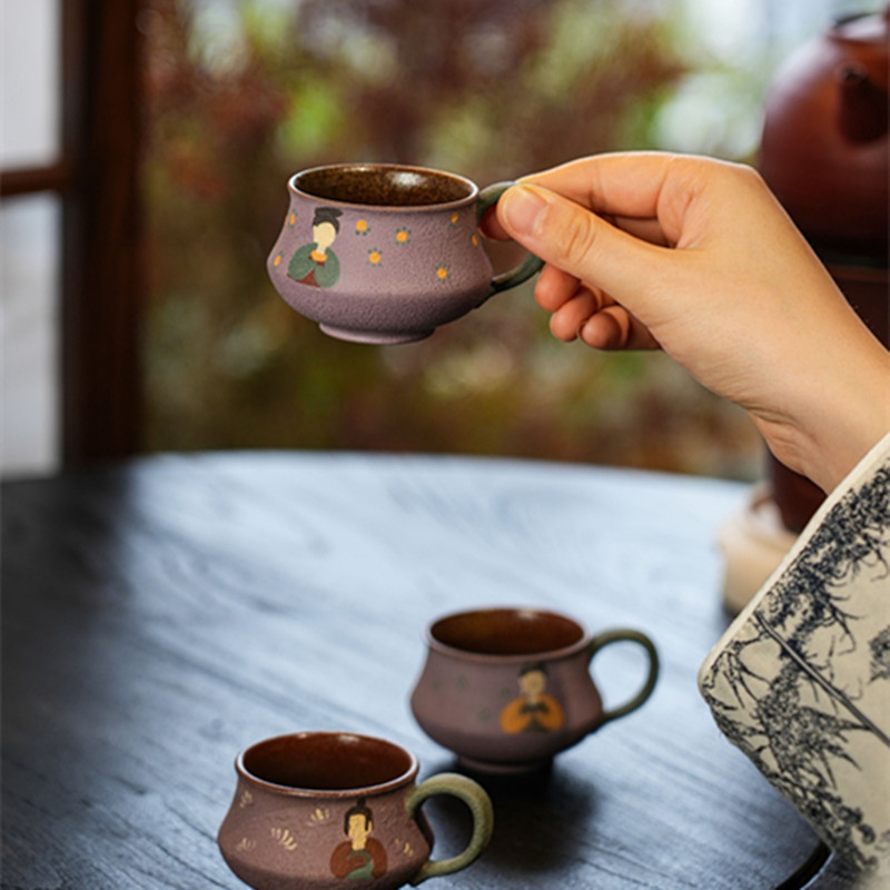 价格私聊云裳茶叙主人杯原矿段泥纯全手工宜兴紫砂品茗杯刘素素