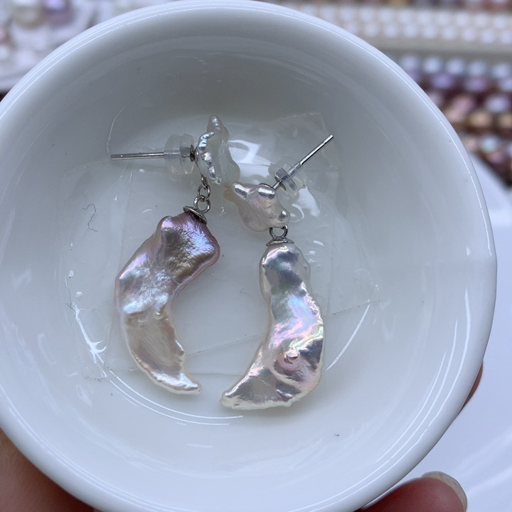 炫彩花瓣孤品纯银耳钉,珠宝/钻石/翡翠,颈饰,淘宝优惠券,粉丝福利购,淘宝优惠卷